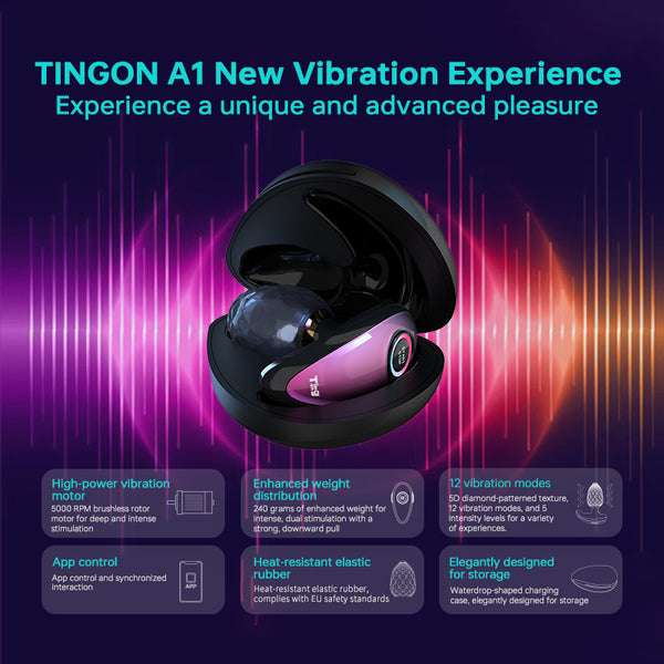 TINGON Vibrating Anal Plug A1